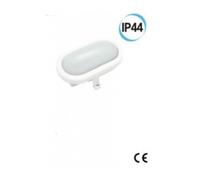 Oval LED Outdoor Light Fixture 169 X 115 White Electraline 65005