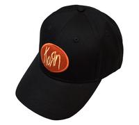 Oval Logo Embroidered Detail Baseball Cap Korn Black One Size