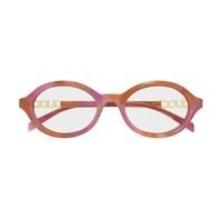 Oval Optical Frame - female - Gucci - Glasses - Pink - 51 MM - Accessories 51 MM
