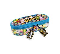 Oval Pencil Case Stumble Guys Solid Colour Art 62088 Light Blue
