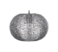Oval Pendant Lamp Silver REINE