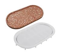Oval Plate Silicone Mold Epoxy Resin Molds Storage Tray Home Decoration Craft Making Art Supplies Handmade Jewelry Making Mold