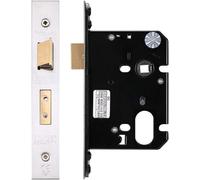 Oval Profile Sash Lock - 76mm - Stainless Steel Forend and Strike - Satin Stainless