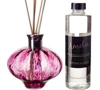 Oval Reed Diffuser Optic Pink with Cotton Flower Fragrance