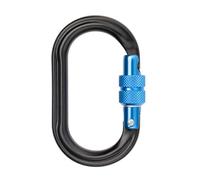 Oval Screw Gate Locking Carabiner Spring Buckle Keychains Clip Hook Buckle Rock Climbing For Rope Hammocks Rock Climbing Mountaineering Gear