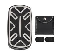 Oval Shape Magnetic Push Slider, Metal Surface Toy for Stress Relief, Aluminum Alloy Fidget Slider with Hidden Magnets, Portable Desk Toy for Adults and Kids to Relieve Anxiety