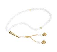 Oval Shape Muslims Rosary Beads Tasbih Beads with Gold Tassels Design Perfect for Prayers Worship and Religious Gathering Oval Tasbih