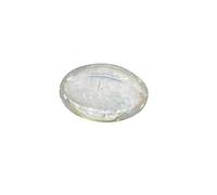 Oval_Shape Natural White Transparent Gemstone Cabochon_Smooth Polished Loose Stone for Jewelry Making 1NY