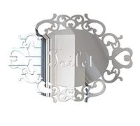 Oval Shape Wall Sticker 14 * 10cm Sign of Toilet Door Sticker Art Mirror Indicator for Home Decoration