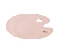Oval Shaped Wooden Painting Palette, 30 × 40cm Vintage Artist Oval Wooden Palette, Oil/Acrylic Painting Tray Wood Painting Tool