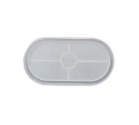 Oval Silicone Mold Crystal Molds for Casting with Resin Concrete Cement and Clay Tray Tray for Concrete//epoxy