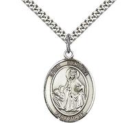 Oval St. Dymphna Medal with Prayer Card by McVan