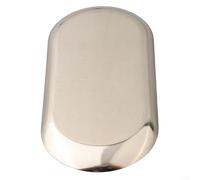 Oval Stainless Steel Serving Tray, Mirror Polished Small Metal Dish for Tea, Fruit, Cosmetics, Jewelry & Perfume Storage, Bathroom Organizer, Coffee Table Tray(18cm)