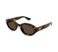 Oval Sunglasses - female - Gucci - Sunglasses - Brown - 53 MM - Accessories 53 MM