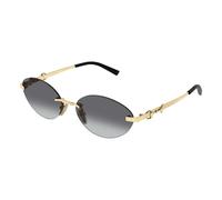 Gucci GG2051S 002 Woman Sunglasses Metal Gold Grey Round