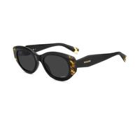 Missoni MIS 0272/S WR7/IR Woman Sunglasses Acetate Black Grey Round Normal