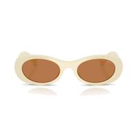 Oval Sunglasses - female - Miu Miu - Sunglasses - White - 50 MM - Accessories 50 MM