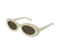 Oval Sunglasses - female - Saint Laurent - Sunglasses - Beige - 52 MM - Accessories 52 MM