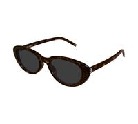 Oval Sunglasses - female - Saint Laurent - Sunglasses - Brown - 55 MM - Accessories 55 MM