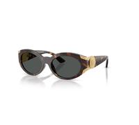 Versace Woman Sunglass VE4503U - Frame color: Havana, Lens color: Dark Grey