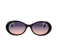 Oval Sunglasses with Wave Inspired Arms - female - Chloé - Sunglasses - Gray - 56 MM - Accessories 56 MM