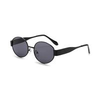 Oval Sunglasses Women's Metal Network Red Street Photo Retro Same Style