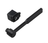 Oval Turntable Stylus ATN3600LE Replacement for Audio Technica LP60 Series with Anti Static Brush - Black