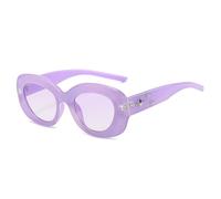 Oval Women Sunglasses Vintage Gradient Sun Glasses for Female Shades Star Eyewear UV400 (4,One Size)