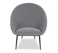 Ovalo Boucle Occasional Chair - Grey