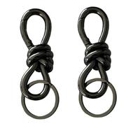 Ovals Shape Alloys Keychains Clip High Strengths Corrosions Resistant Carabiner Clip For Outdoor Travelers Heavy Type Alloys Keychains