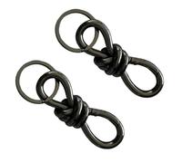 Ovals Shape Alloys Keychains Clip High Strengths Corrosions Resistant Carabiner Clip For Outdoor Travelers Rusts Resistant Hiking Carabiner