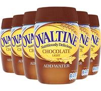 Ovaltine Chocolate Light add Water, Malt and Barley Drink, 300 g (Multipack of 6)