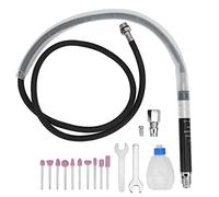 OVAQUIXI 1/8 Inch Micro Pneumatic Air Pencil Die Grinder Kit - Portable Polishing Engraving Tool, 65000 rpm, 90psi