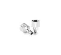 OVAQUIXI 1/8in Airbrush Quick Disconnect Coupler with Stainless Steel O-Ring for Brewing Applications Home Brewing, Art Tools, Air Hose Adapter