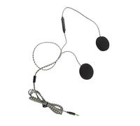 OVAQUIXI 1 Pair Motorcycle Helmet Headset, 3.5mm Headphone Speakers, Handsfree Calling, Black