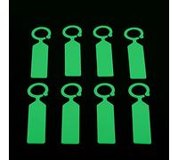 OVAQUIXI 100 PCS Hanging Plant Labels Plant Marker Tags Garden Identification Markers Plastic Nursery Seedling Tags for Plants with White Green Yellow Colors Reusable (Green)