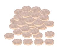 OVAQUIXI 100pcs Blank Wood Discs, Unfinished Beech Wooden Circles for DIY Craft Supplies, Customizable Jewelry Making Accessories, Perfect for Art Projects and Decorations (4cm)