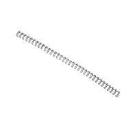 OVAQUIXI 100PCS Nylon Coated Binding Wires 34 Teeth 3:1 Double Loop Wire Binding with Storage Box for Loose Leaf Calendar Notebook Brochure (9.5mm*34 Teeth Black 100 Strips)