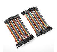 OVAQUIXI 10cm Colorful Jumper Wire Kit, Practical for Building or Repairing Breadboards, 3-Piece Set for DIY Enthusiasts, Copper Wires