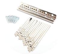OVAQUIXI 17 Tones Kalimba Key Replacement Set Durable Metal Keys for Thumb Piano Musical Instruments
