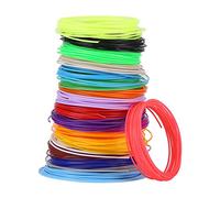 OVAQUIXI 20 Colors Filament Refills for Low Temperature 3D Pen, PCL Material, 1.75mm Diameter, Perfect for Creative Projects and Kids