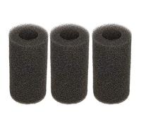 OVAQUIXI 20Pcs Filter Sponge Aquarium Intake Filter Cover Black Sponge 4 X 8 Cm for Fish Tank Water Inlet Easy to Wash Helps Block Debris Protect Small Fish and Shrimp (Medium (large hole))