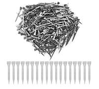 OVAQUIXI 250PCS E6 Steel Horseshoe Nails Hoof Pegs Horse Tool Accessory High Tensile Strength Straight Nailing Secure Fit for Horse Hoof Care Farrier Supplies