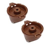 OVAQUIXI 2pcs Coffee Brew Basket Replacement for FlexBrew 49974 49975 49976 49979, Reusable Ground Coffee Brew Basket for Home Use