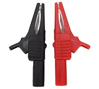 OVAQUIXI 2PCS U08 Test Clamp, Brass Electrical Clips with Banana Plug for Electrical Testing Equipment 32A 1000V