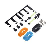 OVAQUIXI 3 Roller Wall Mounting Manual Background Support System, 3 Axes Design for Tripod Side Wall Ceiling Installation