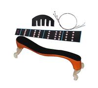 OVAQUIXI 4/4 Violin Accessories Set Including Shoulder Rest Mute and Fretboard Stickers for Enhanced Performance and Learning
