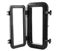 OVAQUIXI 4mm Tempered Glass Boat Porthole Rectangle Window Resistant 400x200mm Accessory for Yachts and Boats