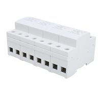 OVAQUIXI 4P Protector PBT Plug In Protective Device 385VAC 100KA DIN Rail Circuit Breaker for Home Power Distribution Cabinet Photovoltaic System (12.5KA)