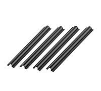OVAQUIXI 4PCS Car Cable Organisers | PVC Wire Cover Sleeves for Dash Cam Car | Self-Adhesive Cable Management (180mm, Black)